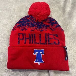 Mlb Philadelphia Phillies Pom Pom Beanie